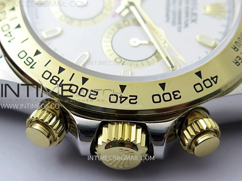Daytona 116503 SS YG QF 1:1 Best Edition White Dial on SS YG Bracelet SH4130 V3