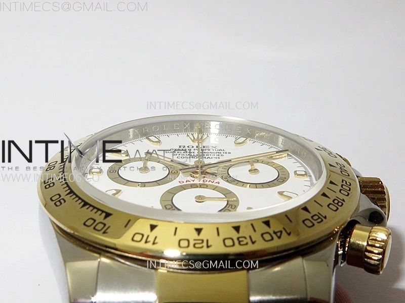 Daytona 116503 SS YG QF 1:1 Best Edition White Dial on SS YG Bracelet SH4130 V3