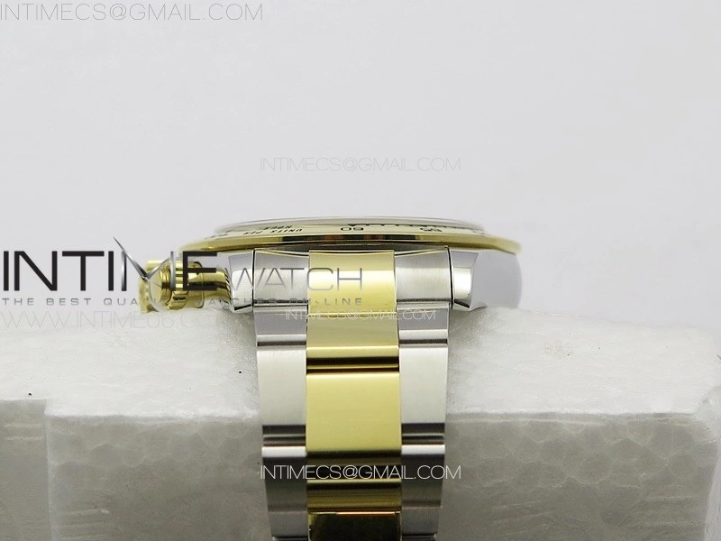 Daytona 116503 YG SS APSF White Dial Stick Markers On YG SS Bracelet Slim A7750