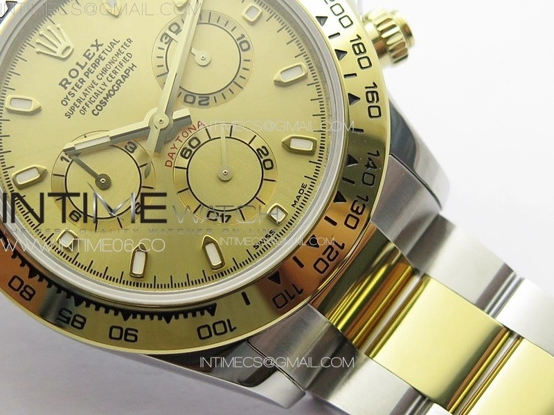 Daytona 116503 YG SS APSF YG Dial Stick Markers On YG SS Bracelet Slim A7750