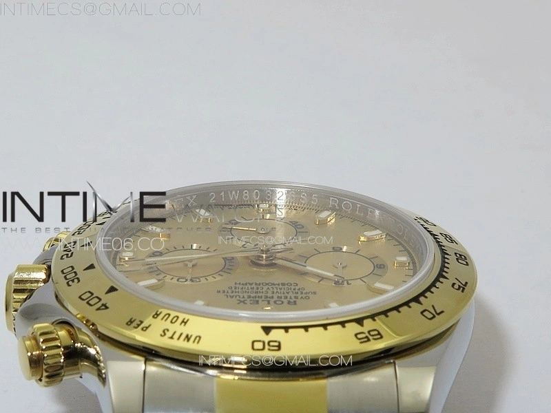 Daytona 116503 YG SS APSF YG Dial Stick Markers On YG SS Bracelet Slim A7750