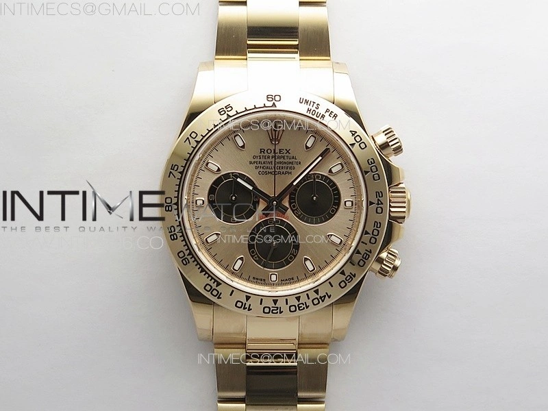 Daytona 116505 BTF 1:1 Best Edition RG Black Dial on RG Bracelet SA4130
