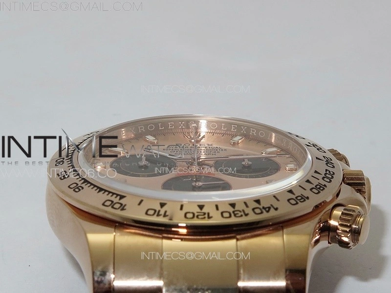 Daytona 116505 BTF 1:1 Best Edition RG Black Dial on RG Bracelet SA4130