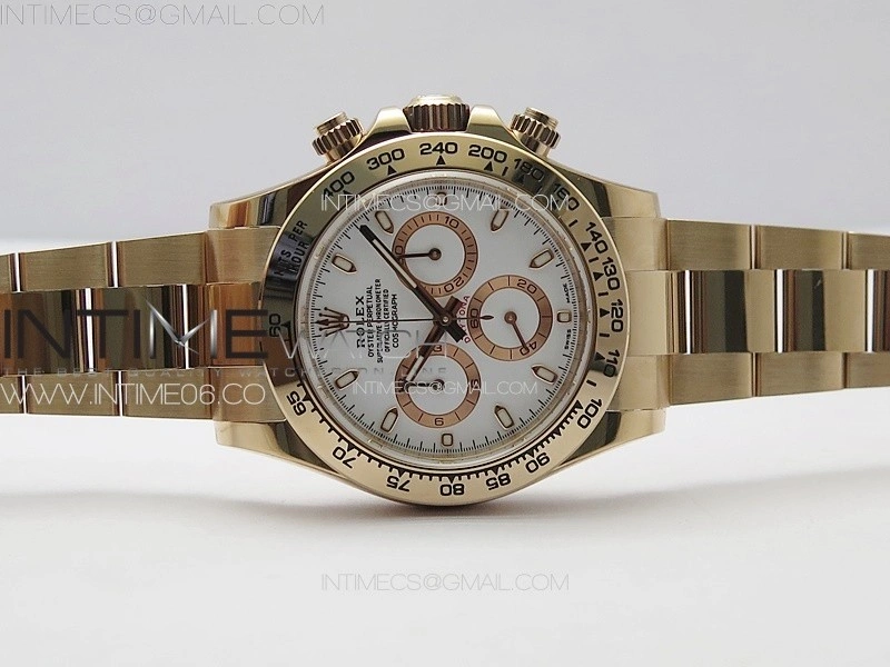 Daytona 116505 BTF 1:1 Best Edition White Dial on RG Bracelet SA4130