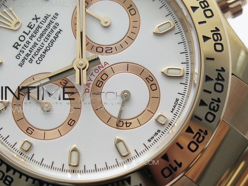 Daytona 116505 BTF 1:1 Best Edition White Dial on RG Bracelet SA4130
