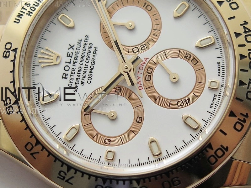 Daytona 116505 BTF 1:1 Best Edition White Dial on RG Bracelet SA4130