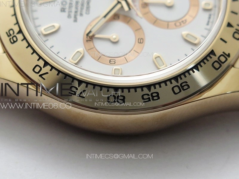 Daytona 116505 BTF 1:1 Best Edition White Dial on RG Bracelet SA4130