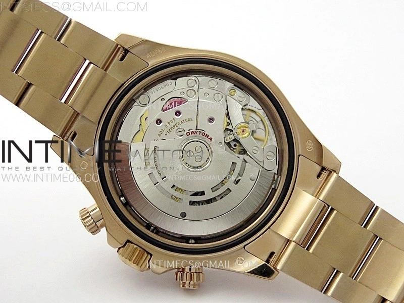 Daytona 116505 QF 1:1 Best Edition Black Dial RG Subdial on RG Bracelet SH4130 V3