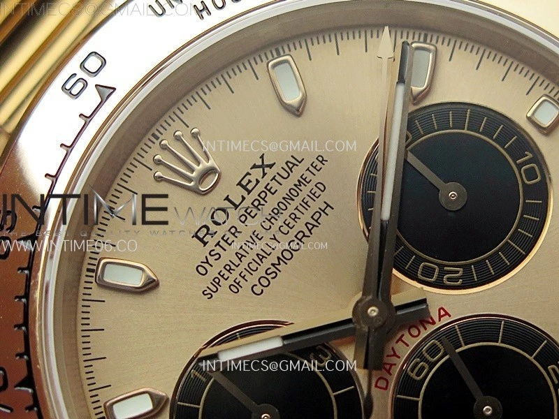 Daytona 116505 QF 1:1 Best Edition RG Dial Black Subdial on RG Bracelet SH4130 V3
