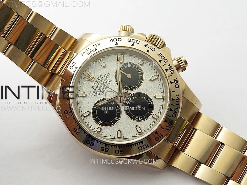 Daytona 116505 QF 1:1 Best Edition Real Meteorite Dial on RG Bracelet SH4130 V3