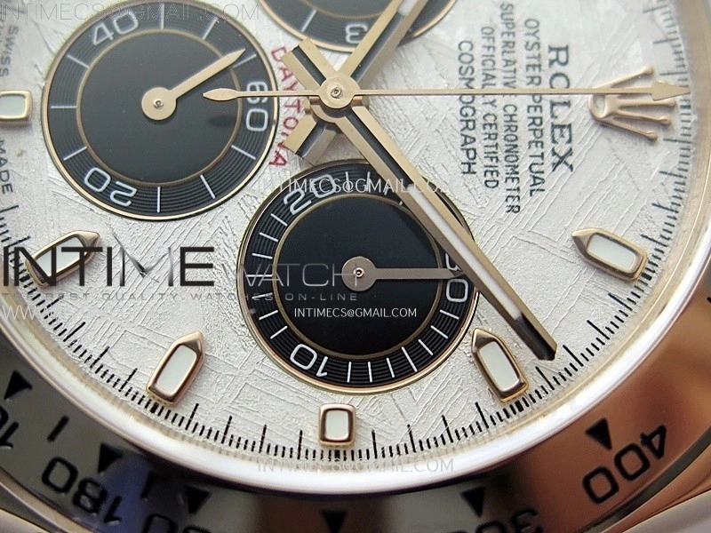 Daytona 116505 QF 1:1 Best Edition Real Meteorite Dial on RG Bracelet SH4130 V3