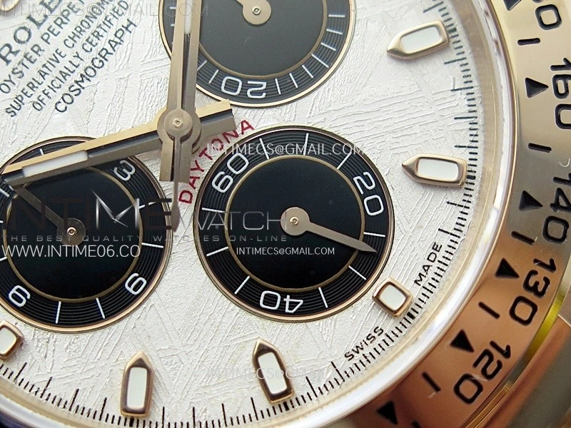 Daytona 116505 QF 1:1 Best Edition Real Meteorite Dial on RG Bracelet SH4130 V3