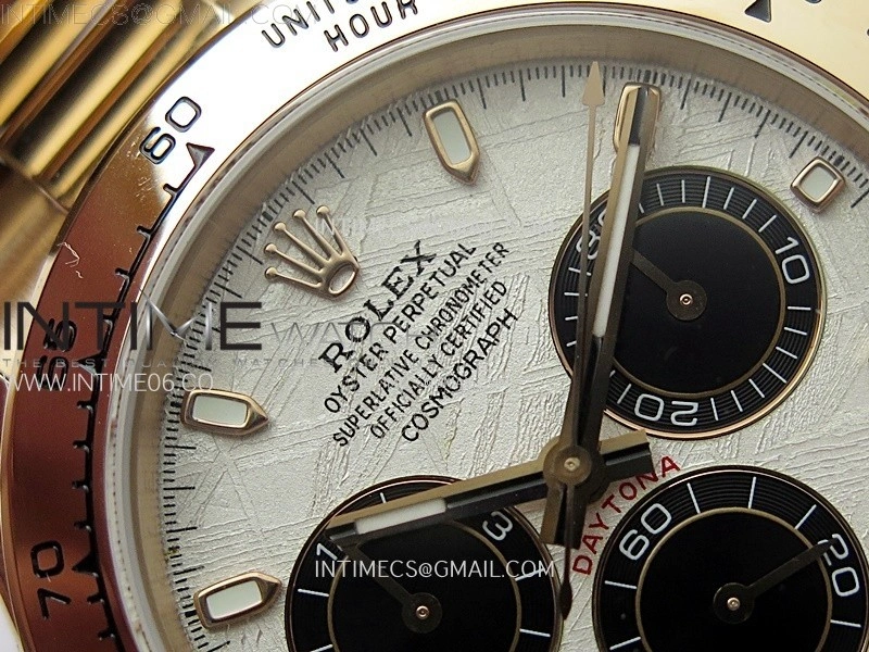 Daytona 116505 QF 1:1 Best Edition Real Meteorite Dial on RG Bracelet SH4130 V3
