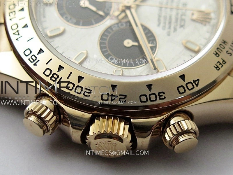 Daytona 116505 QF 1:1 Best Edition Real Meteorite Dial on RG Bracelet SH4130 V3