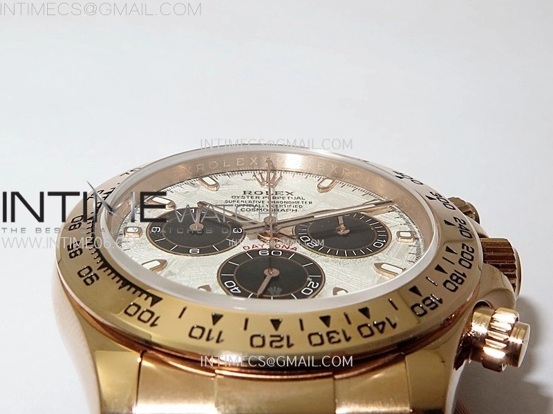 Daytona 116505 QF 1:1 Best Edition Real Meteorite Dial on RG Bracelet SH4130 V3