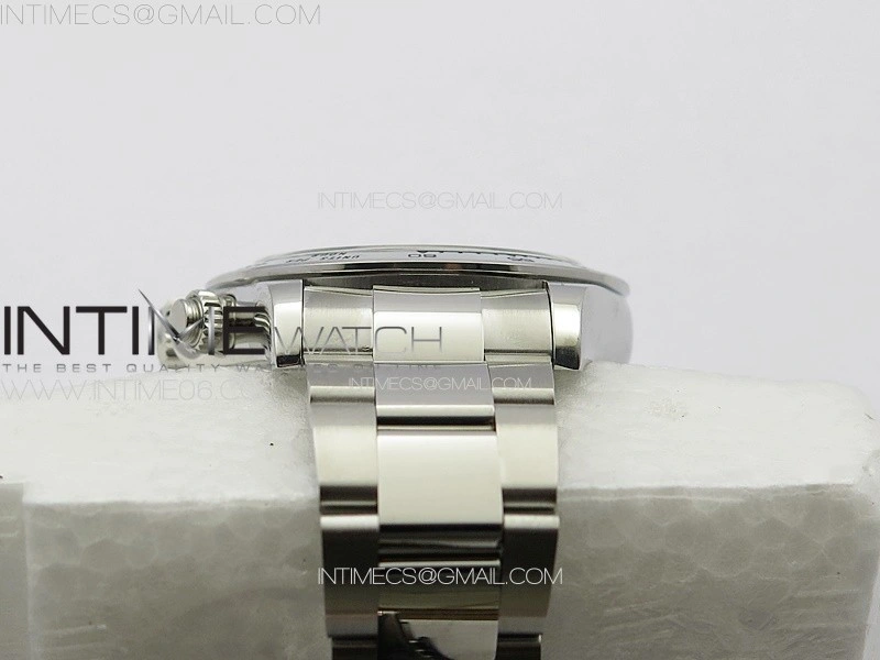 Daytona 116506 APSF Black Dial Crystals Markers On SS Bracelet Slim A7750