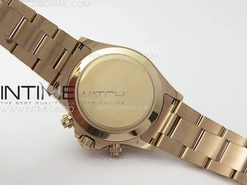 Daytona 116506 RG APSF Meteorite Dial Sticks Markers On RG Bracelet Slim A7750