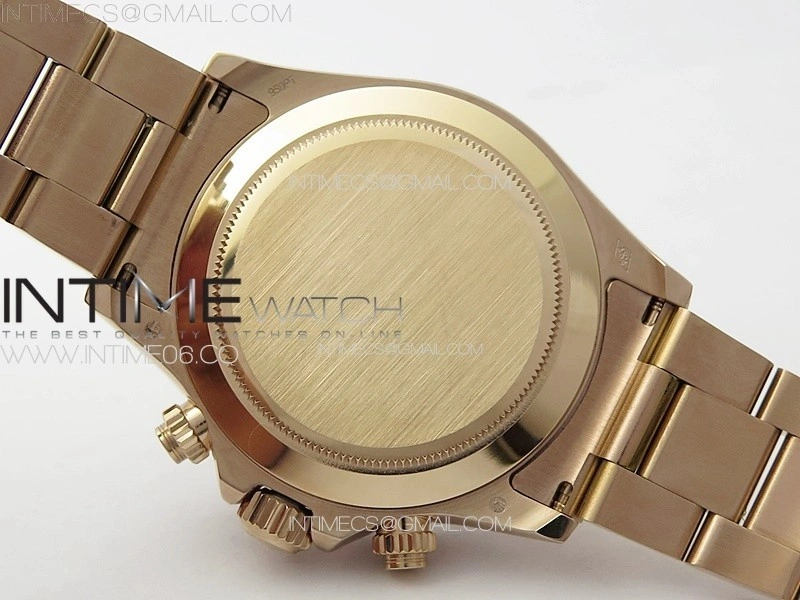 Daytona 116506 RG APSF Meteorite Dial Sticks Markers On RG Bracelet Slim A7750