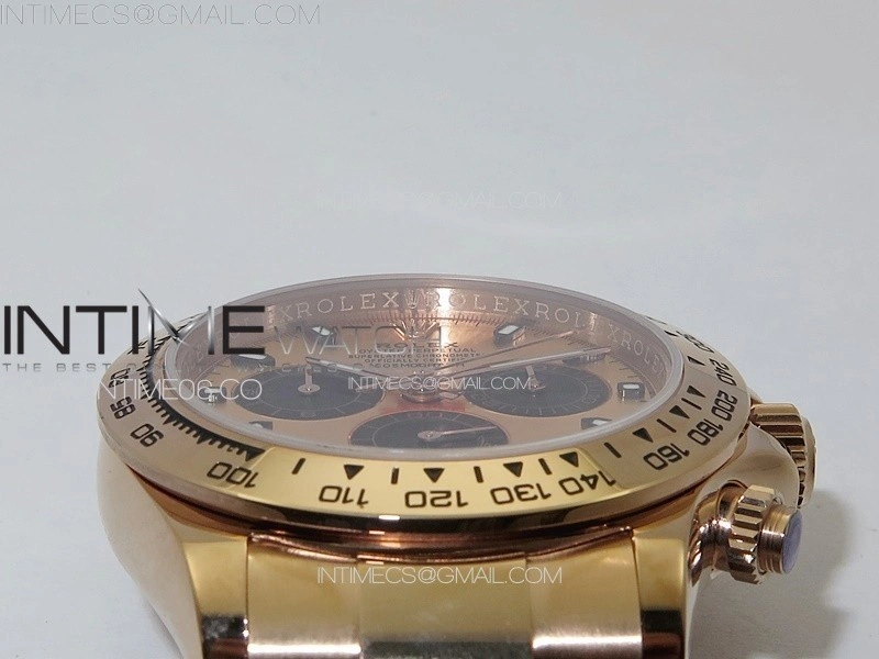 Daytona 116506 RG APSF RG Dial Sticks Markers On RG Bracelet Slim A7750