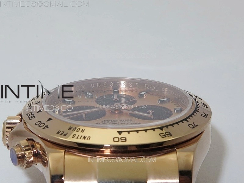 Daytona 116506 RG APSF RG Dial Sticks Markers On RG Bracelet Slim A7750