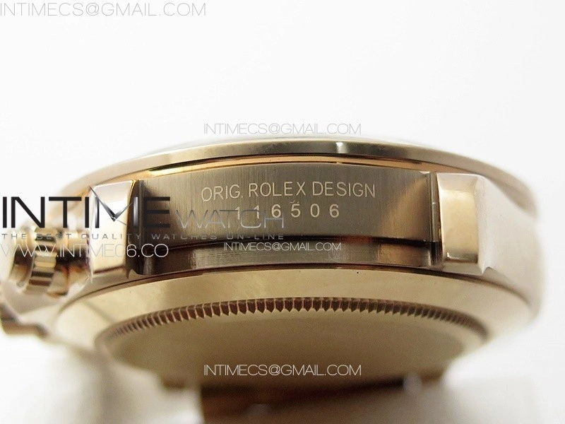 Daytona 116506 RG APSF RG Dial Sticks Markers On RG Bracelet Slim A7750