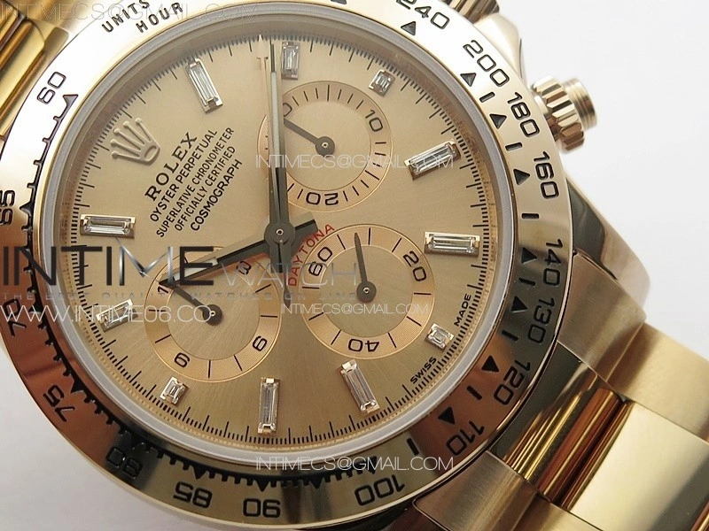 Daytona 116506 RG APSF RG Dial T Crystals Markers On RG Bracelet Slim A7750