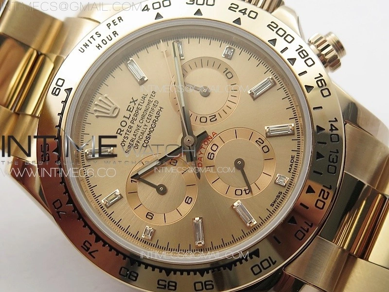 Daytona 116506 RG APSF RG Dial T Crystals Markers On RG Bracelet Slim A7750