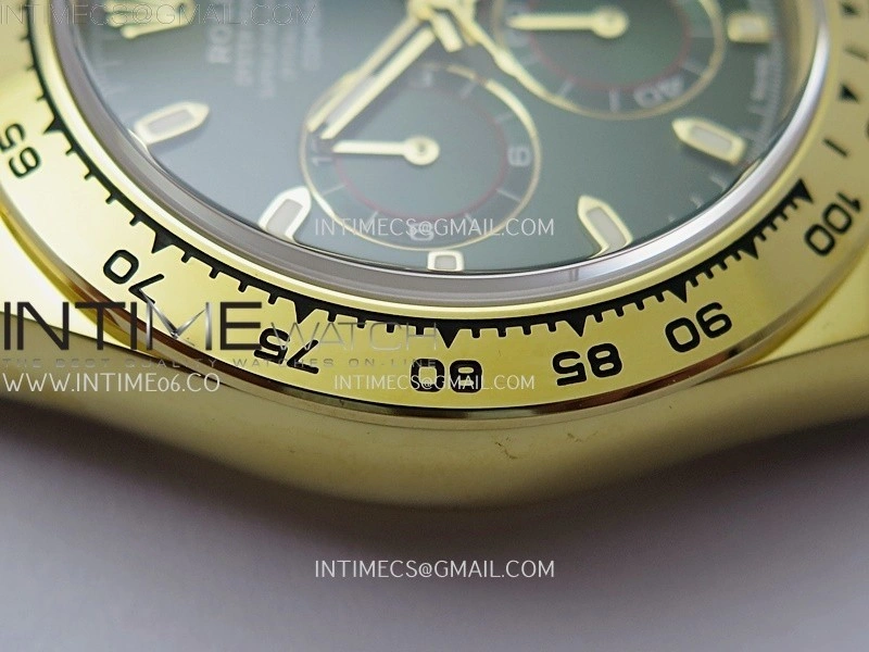 Daytona 116508 904L to YG VSF 1:1 Best Edition Green Dial on YG Bracelet DD4130