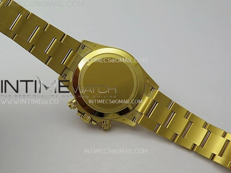 Daytona 116508 904L to YG VSF 1:1 Best Edition Green Dial on YG Bracelet DD4130