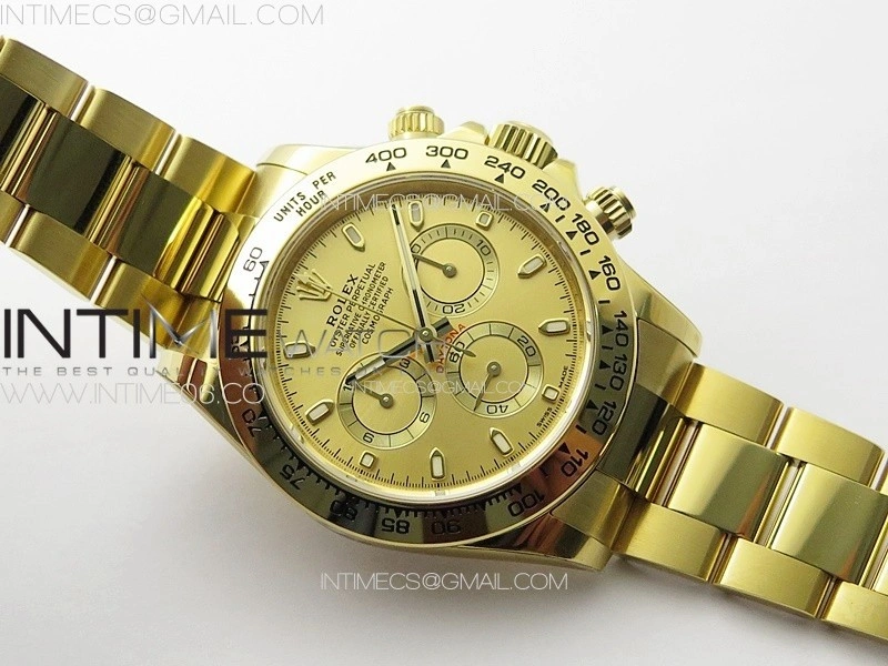 Daytona 116508 BTF 1:1 Best Edition YG Dial on YG Bracelet SA4130