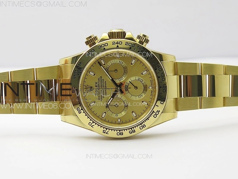 Daytona 116508 BTF 1:1 Best Edition YG Dial on YG Bracelet SA4130
