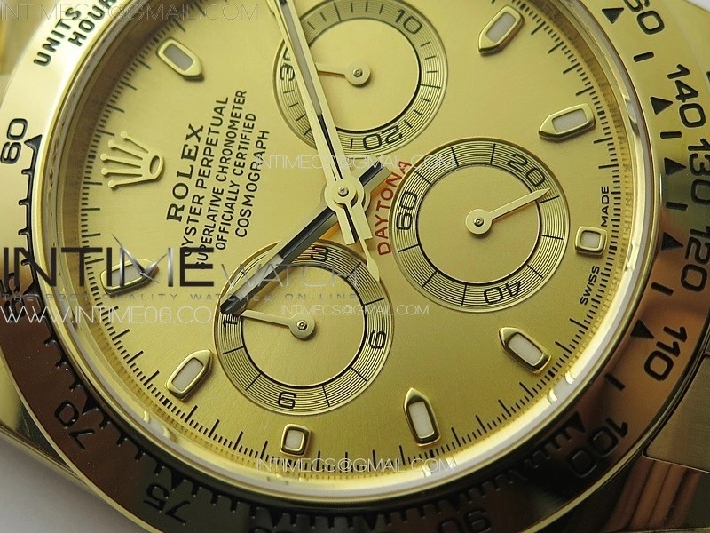 Daytona 116508 BTF 1:1 Best Edition YG Dial on YG Bracelet SA4130