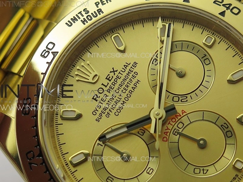 Daytona 116508 BTF 1:1 Best Edition YG Dial on YG Bracelet SA4130