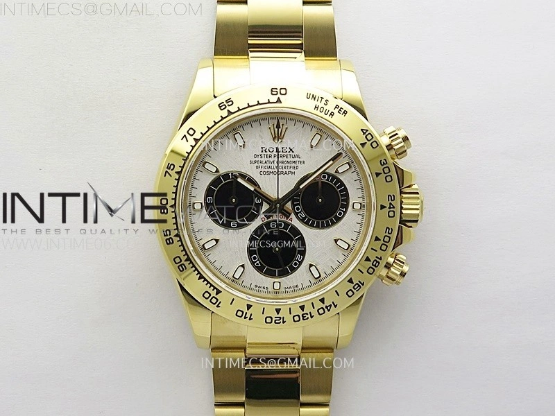 Daytona 116508 QF 1:1 Best Edition Real Meteorite Dial on YG Bracelet SH4130 V3