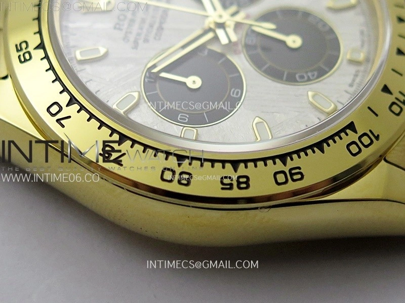 Daytona 116508 QF 1:1 Best Edition Real Meteorite Dial on YG Bracelet SH4130 V3