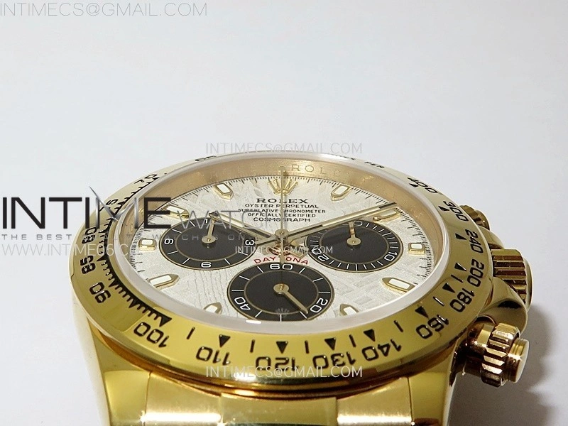Daytona 116508 QF 1:1 Best Edition Real Meteorite Dial on YG Bracelet SH4130 V3