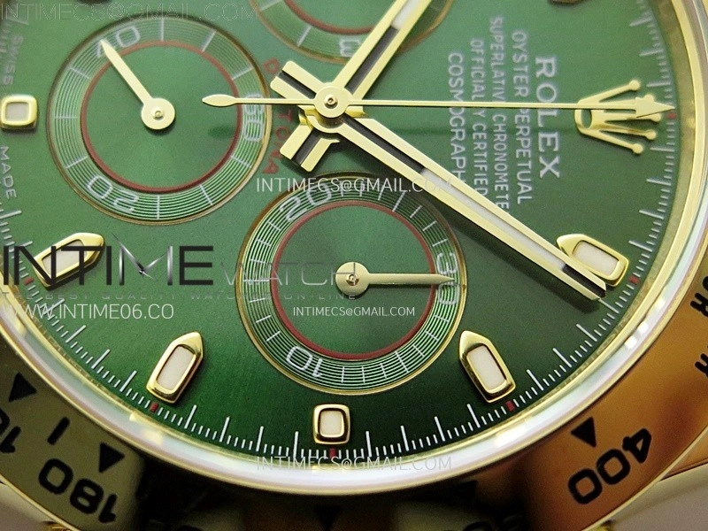 Daytona 116508 YG APSF 1:1 Best Edition Green Dial on YG Bracelet SH4130