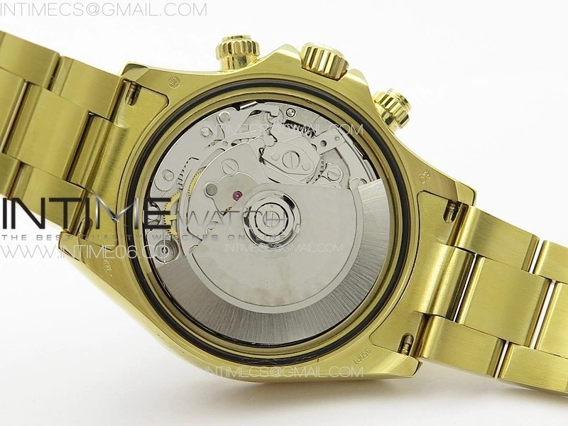 Daytona 116508 YG APSF Gold Dial Stick Markers On YG Bracelet Slim A7750