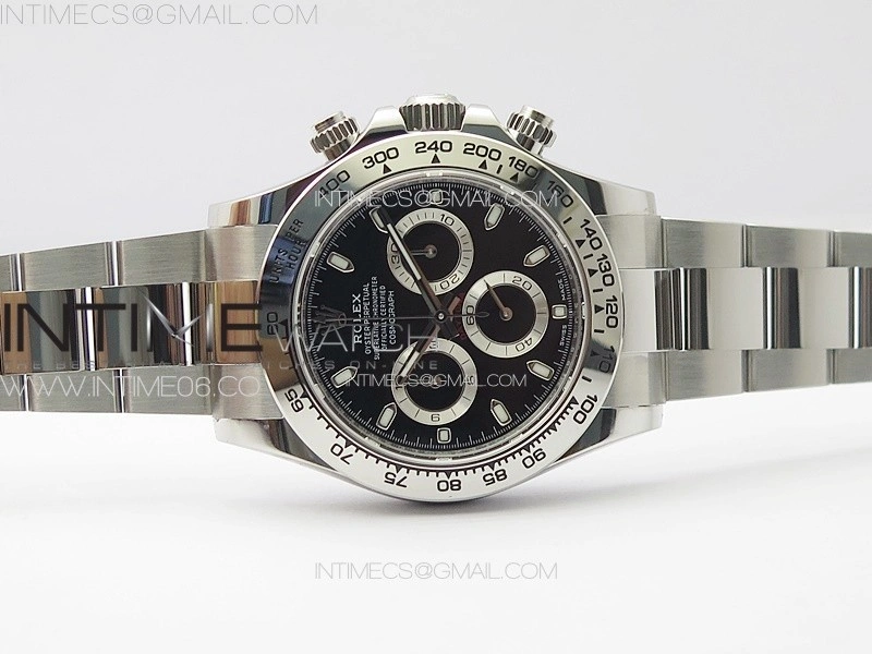 Daytona 116509 904 SS BTF 1:1 Best Edition Black Dial On 904L SS Bracelet SA4130