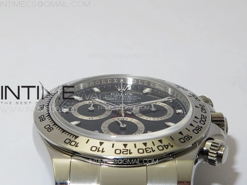 Daytona 116509 904 SS BTF 1:1 Best Edition Black Dial On 904L SS Bracelet SA4130