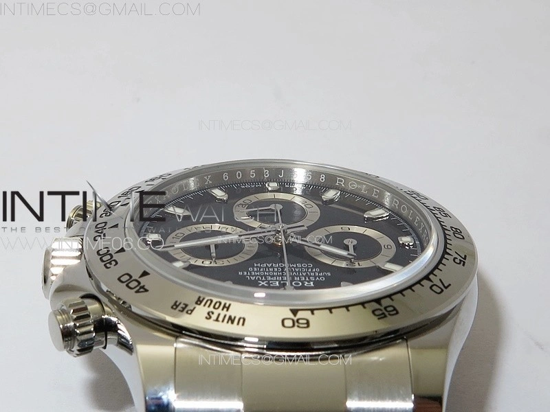 Daytona 116509 904 SS BTF 1:1 Best Edition Black Dial On 904L SS Bracelet SA4130