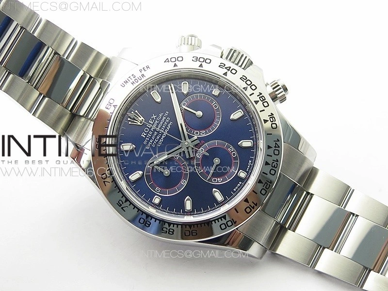 Daytona 116509 904 SS BTF 1:1 Best Edition Blue Dial On 904L SS Bracelet SA4130
