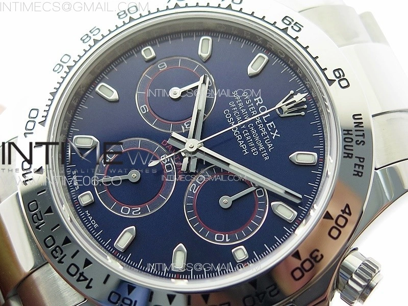 Daytona 116509 904 SS BTF 1:1 Best Edition Blue Dial On 904L SS Bracelet SA4130