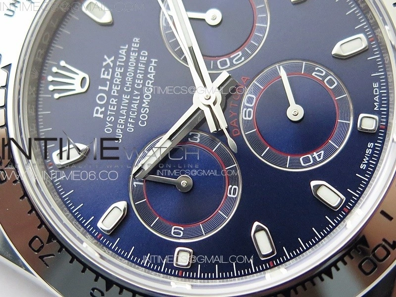Daytona 116509 904 SS BTF 1:1 Best Edition Blue Dial On 904L SS Bracelet SA4130