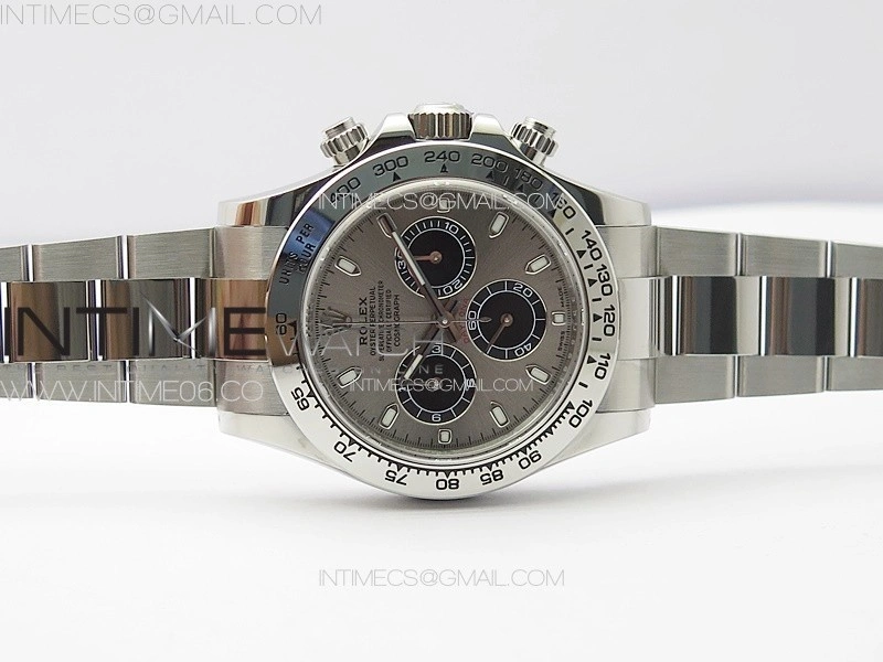Daytona 116509 904 SS BTF 1:1 Best Edition Gray Dial On 904L SS Bracelet SA4130