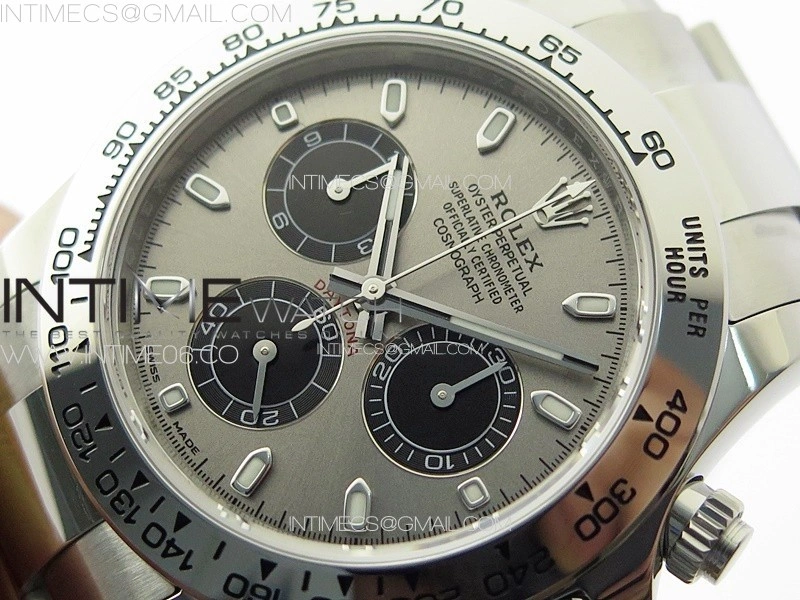 Daytona 116509 904 SS BTF 1:1 Best Edition Gray Dial On 904L SS Bracelet SA4130