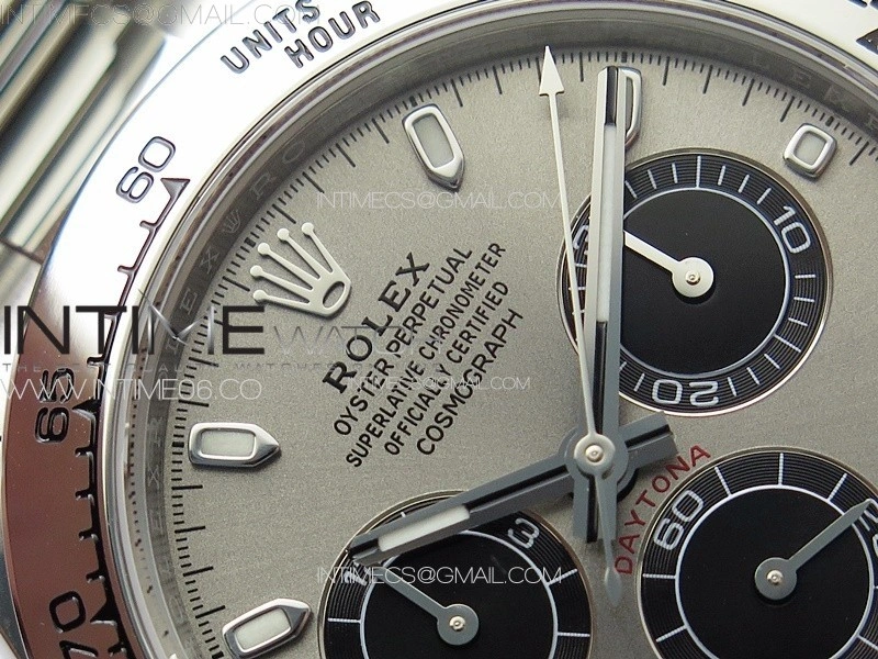 Daytona 116509 904 SS BTF 1:1 Best Edition Gray Dial On 904L SS Bracelet SA4130