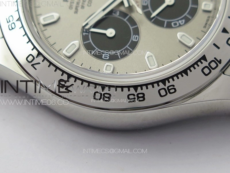 Daytona 116509 904 SS BTF 1:1 Best Edition Gray Dial On 904L SS Bracelet SA4130