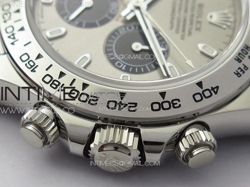 Daytona 116509 904 SS BTF 1:1 Best Edition Gray Dial On 904L SS Bracelet SA4130