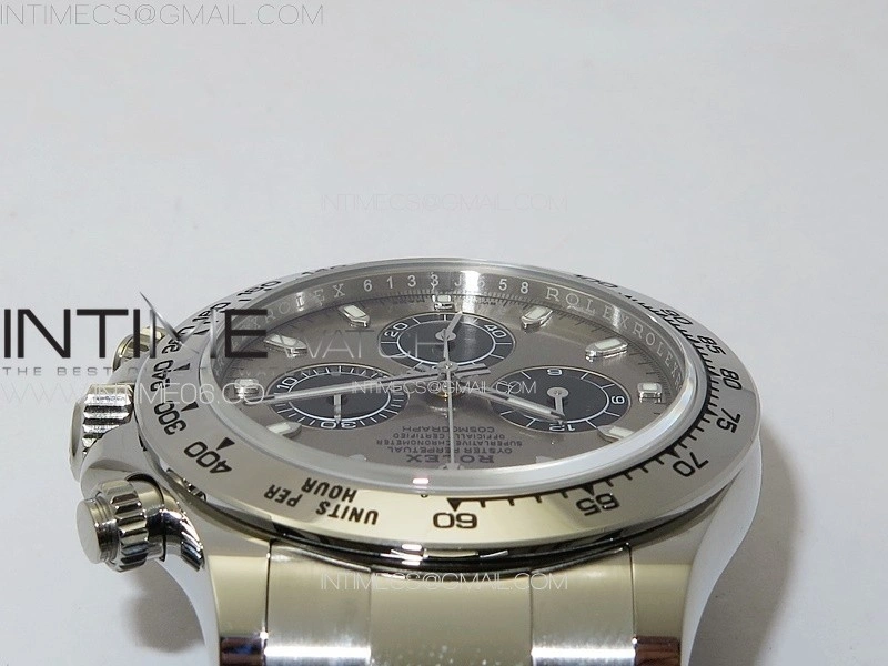 Daytona 116509 904 SS BTF 1:1 Best Edition Gray Dial On 904L SS Bracelet SA4130